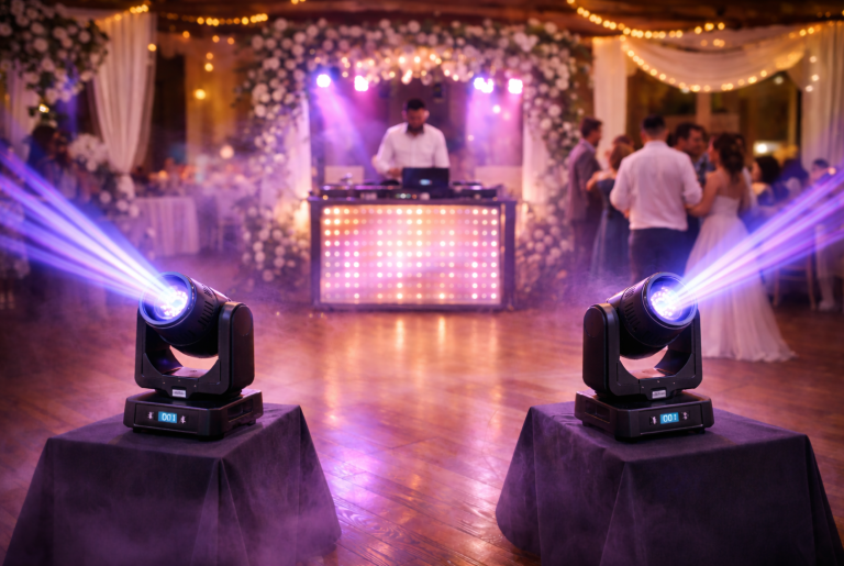 Moving Heads für dynamische Lichtshow auf Events